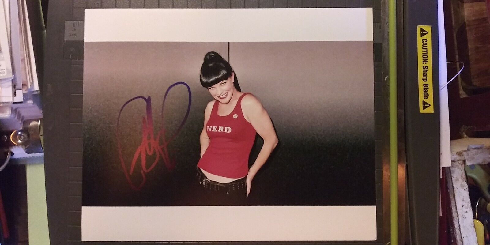 Pauley Perrette signed 8x10