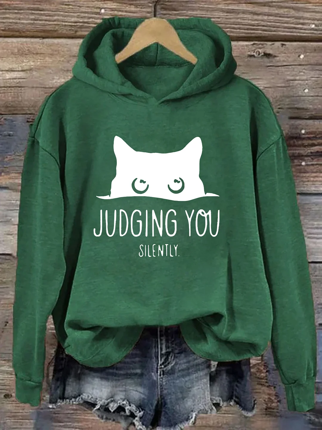  Judging You Silently Hoodie 