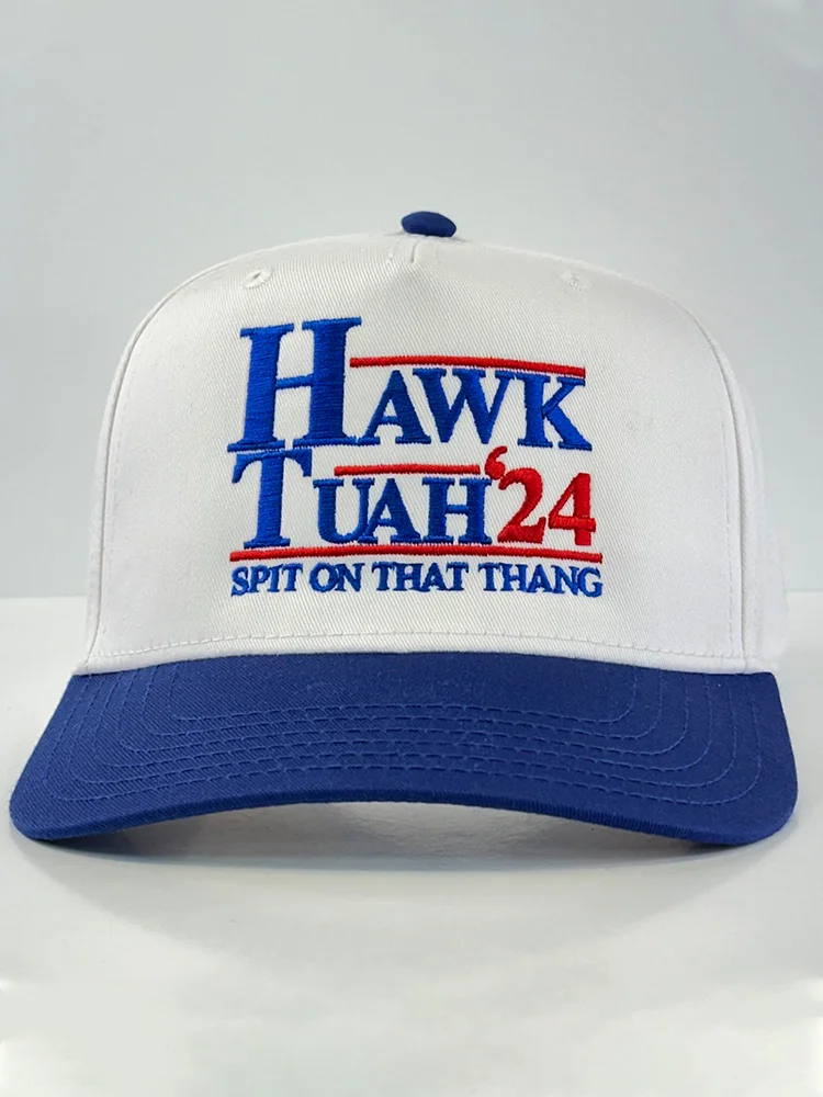 Hawk Tuah Spit On That Thang Embroidery Pattern Hat
