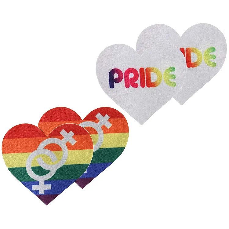 pornhint Pornhint Pride and Hearts Venus Nipple Pasties