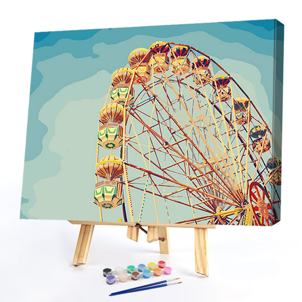 

40*50CM Paint By Numbers-Ferris Wheel, 501 Original