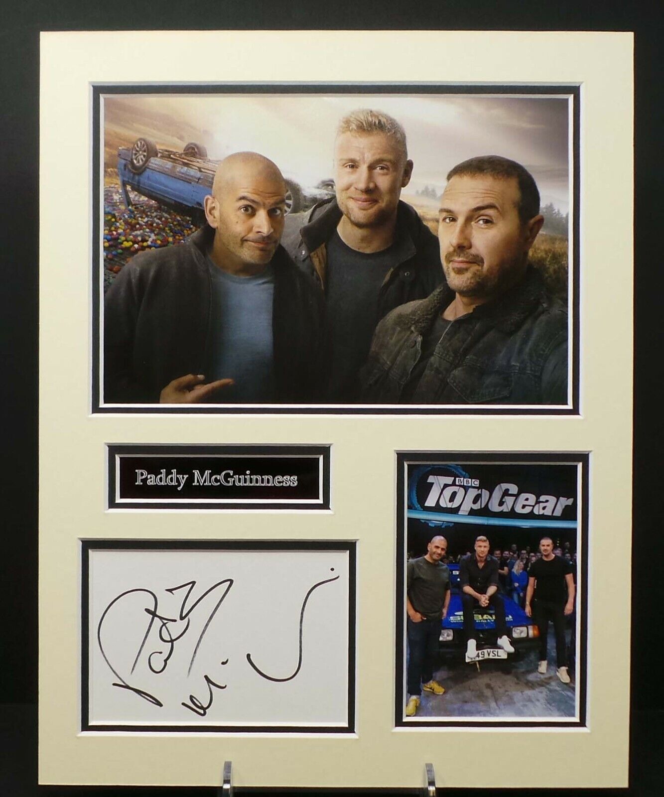 Paddy MCGUINNESS Signed Mounted Photo Poster painting Display AFTAL RD COA Top Gear Presenter