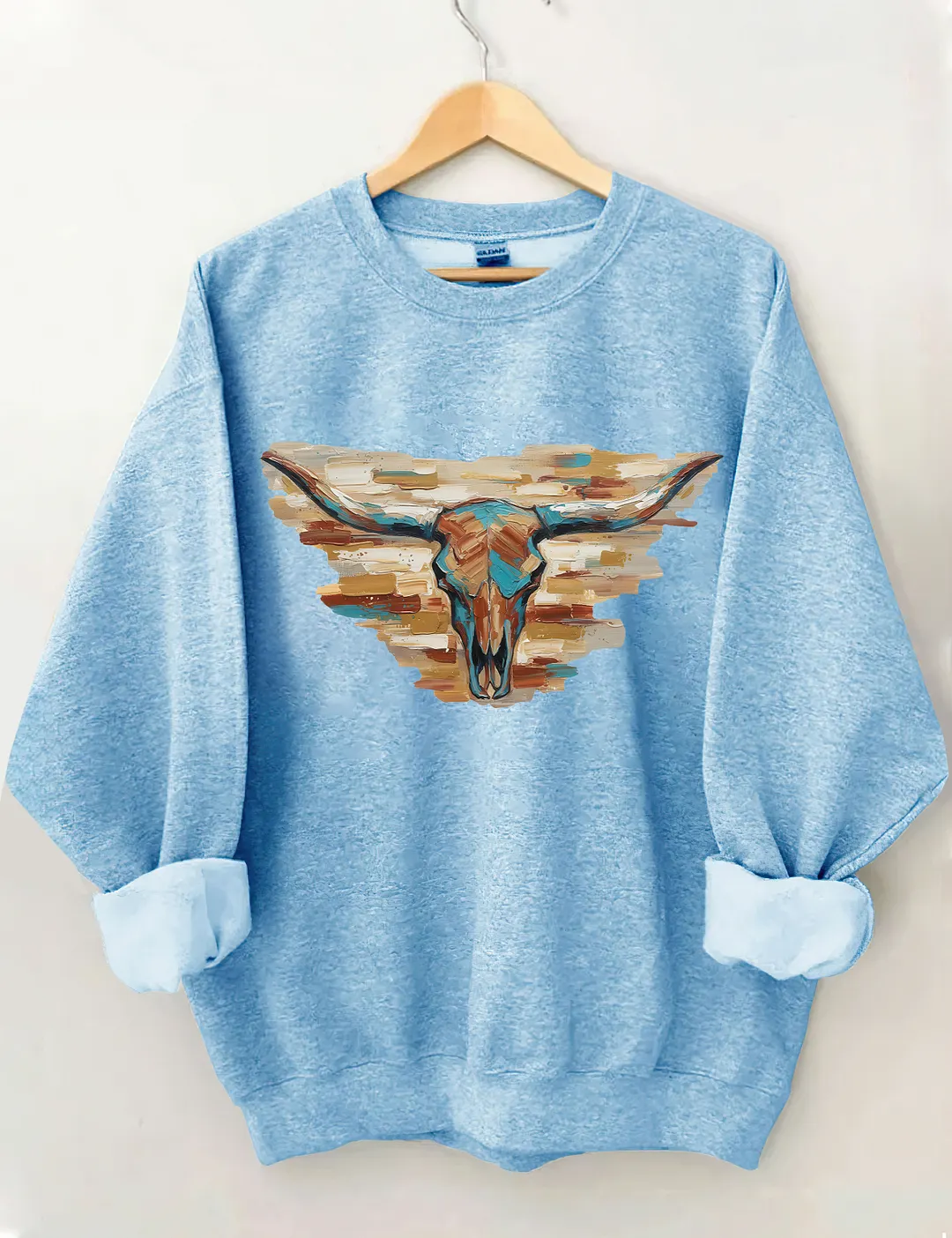 Longhorn Cow Sweatshirt