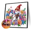 Unicorn Gnome - Crystal Rhinestone Diamond Painting