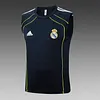 2025/2026 Real Madrid Pre-Match Training Cyan Vest+Shorts Football1:1 Thai Quality