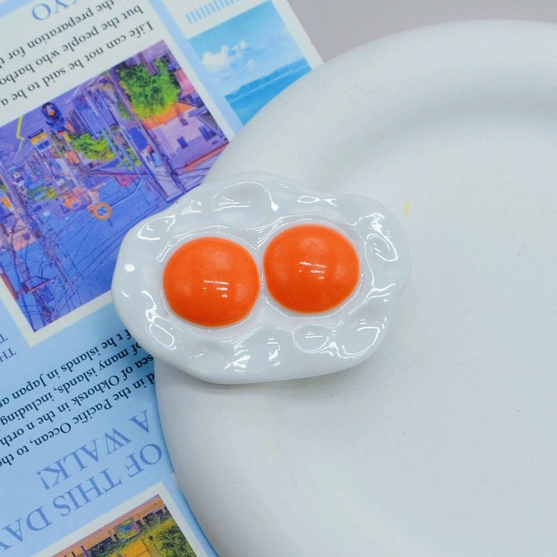 Women’s Cute Egg Plastic Epoxy Hair Clip