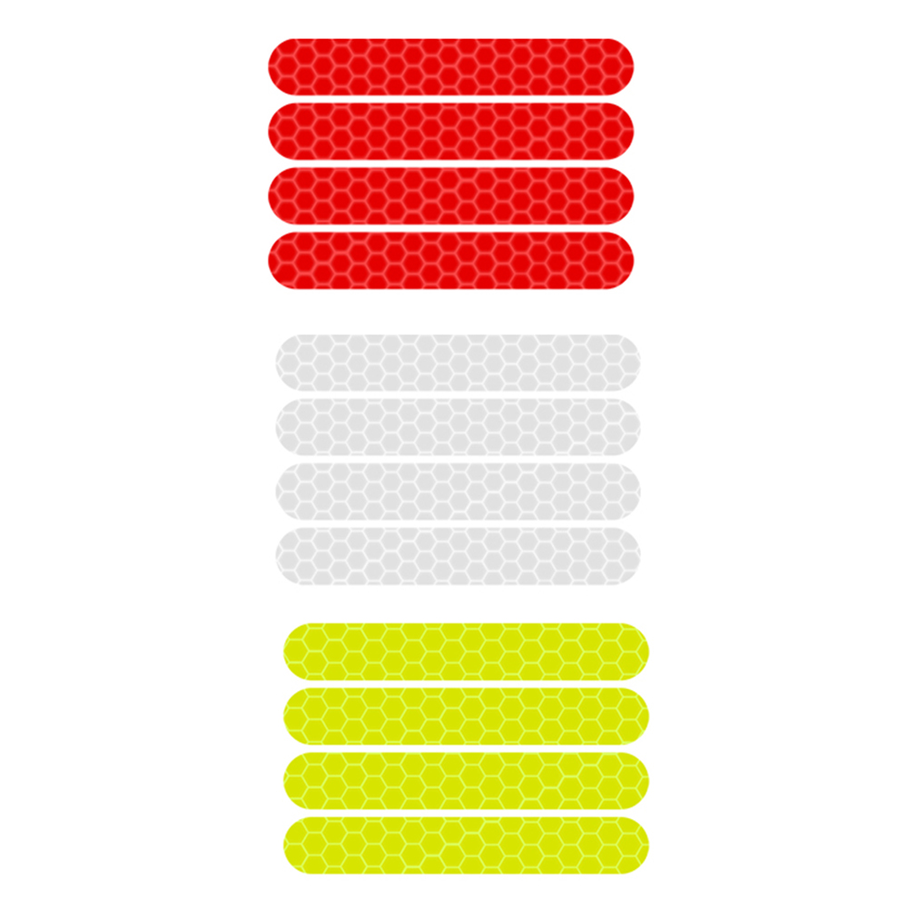 

4x Electric Scooter Decals Night Safety Reflective Stickers for Ninebot MAX, Yellow, 501 Original