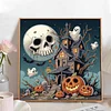 Diamond Painting - Partial Special Shaped Drill - Halloween Ghost(Canvas|30*30cm)