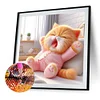 Diamond Painting -DIY Full Round Drill Cute Cat(40*40 CM)