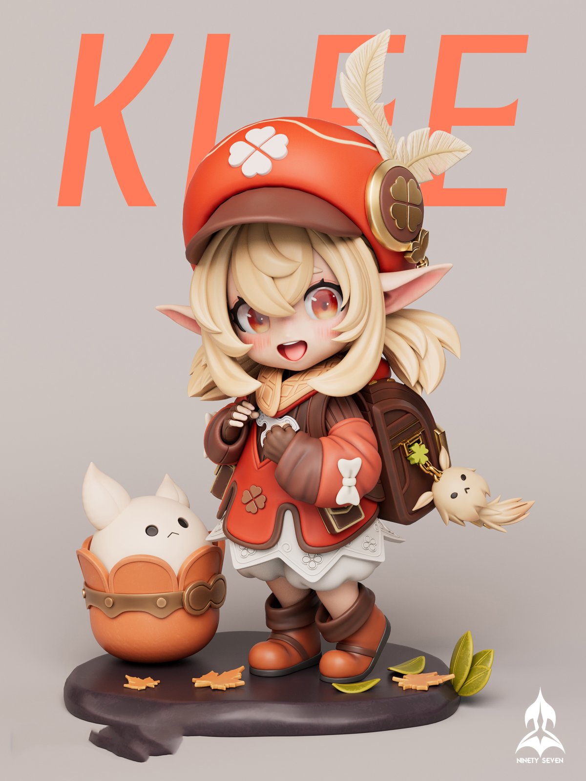 Chibi Ver. Klee - Genshin Impact Resin Statue - NINETY SEVEN Studio [In ...