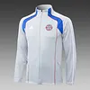 2025/2026 Bayern Light Gray Long Zipped Jacket Football Shirt 1:1 Thai Quality