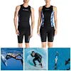 2mm Neoprene Sleeveless Vest/Shorts Women Wet Suit Top & Shorts for Surfing Cold