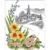 (Counted/Stamped)Four Seasons Spring Jasmine-14CT Cross Stitch 21*27cm/8.27*10.63in