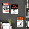 3PCS Warning Shot - Metal Tin Signs Set(8*12Inch/12*16Inch)