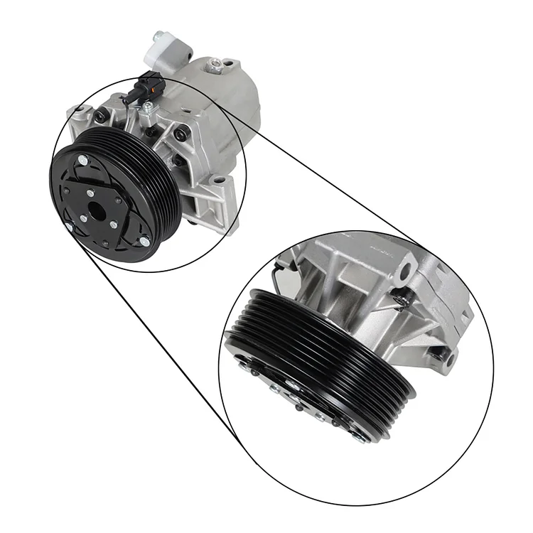 Silscvtt A/C Compressor 92600CJ60A CO 11155C Replacement for Nissan Tiida 2006-2008