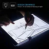 A4 LED Diamond Painting Light Pad - 3-Level Brightness, Touch Control,USB Powered - Ideal for Artists and Hobbyists (Stepless Dimming)