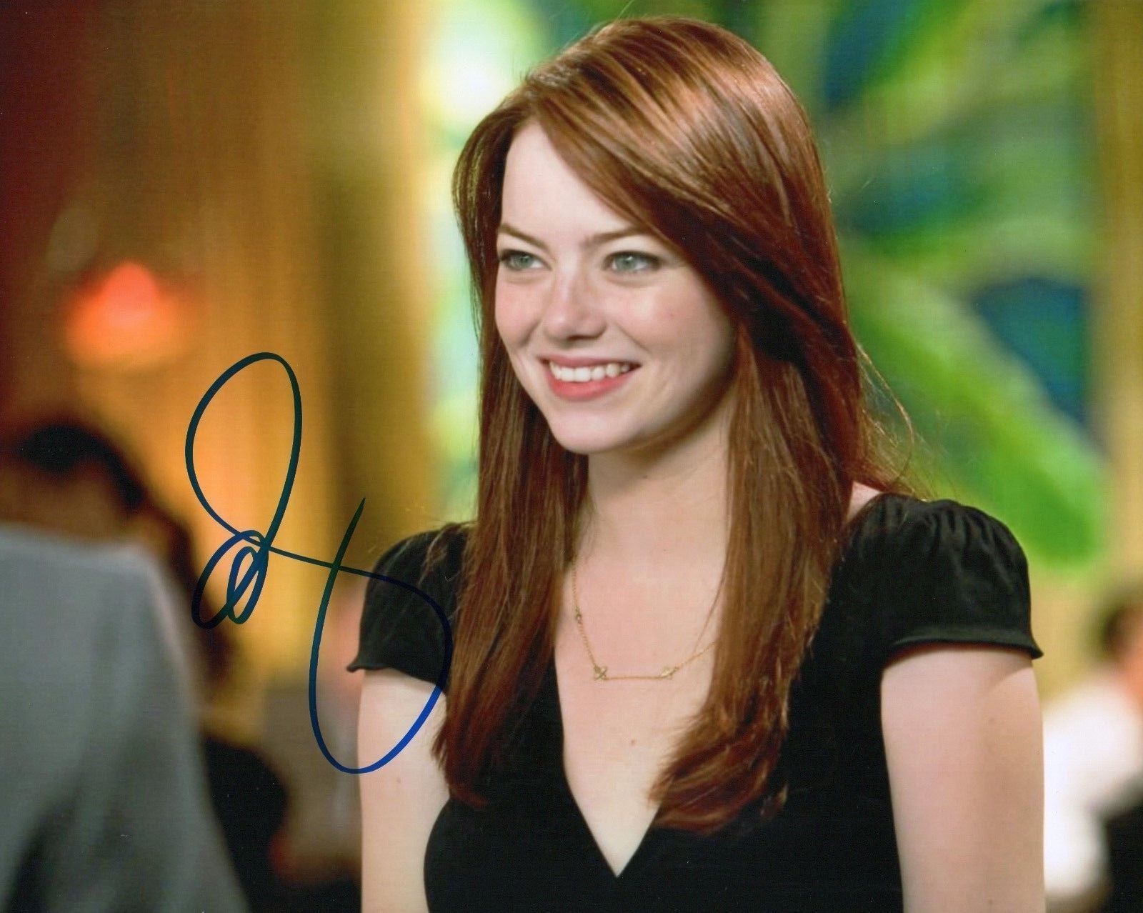 EMMA STONE AUTOGRAPHED SIGNED A4 PP POSTER Photo Poster painting PRINT 3