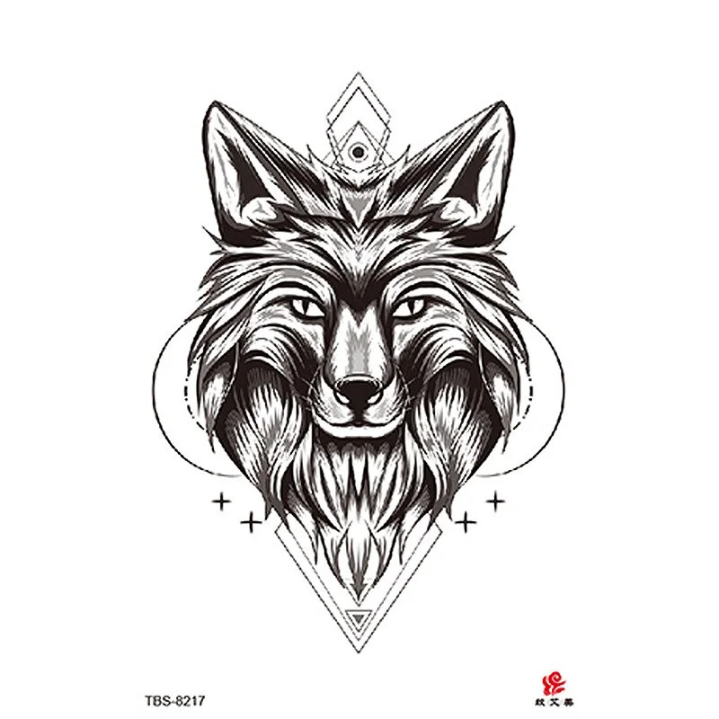 Sdrawing Temporary Tattoo Sticker Dark Snake Tattoos Flower Tatoos Body Art Geisha Water Transfer Clavicle Arm Fake Tatto