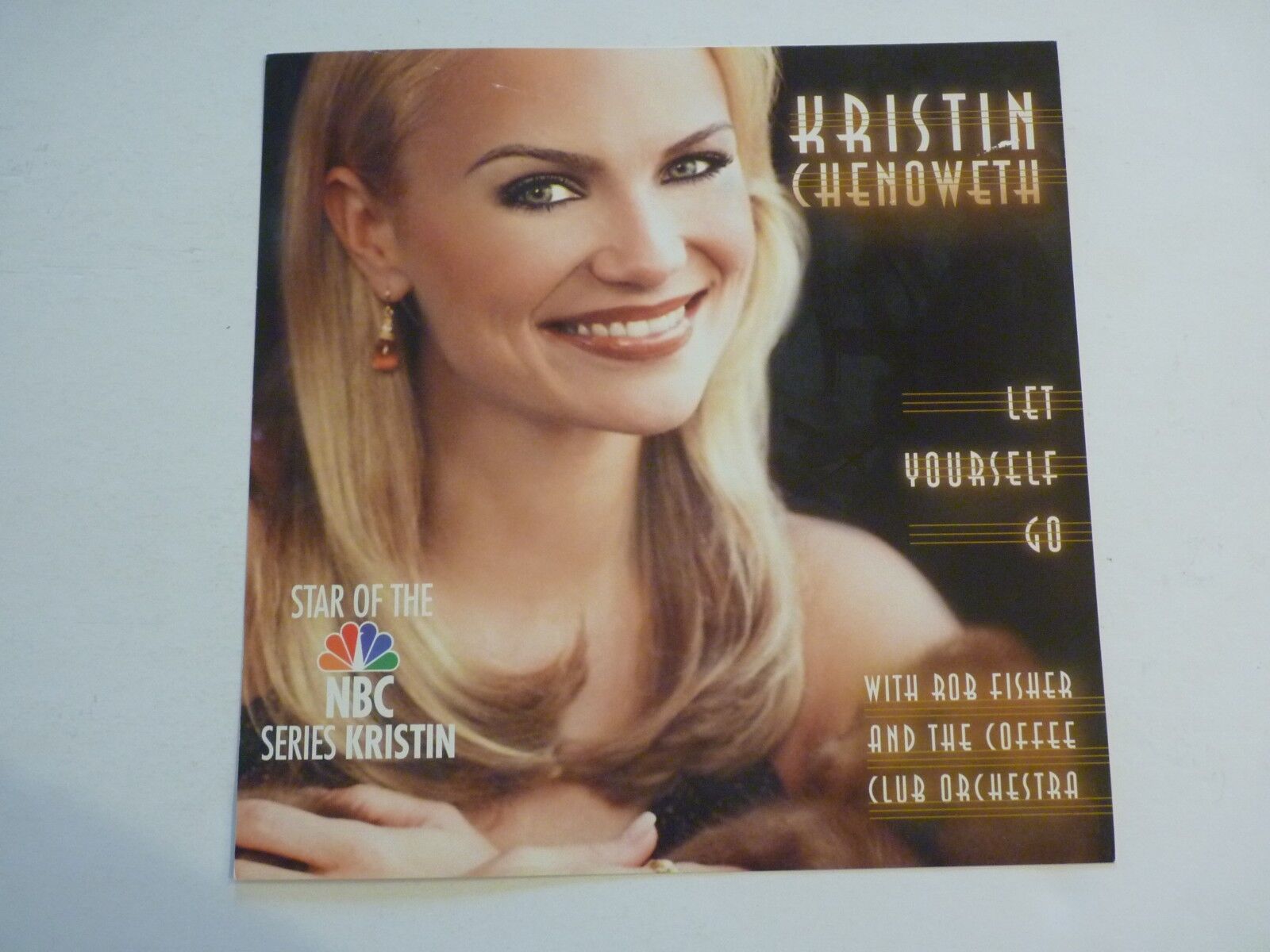 Kristin Chenoweth Let Yourself Go 2001 Promo LP Record Photo Poster painting Flat 12x12 Poster