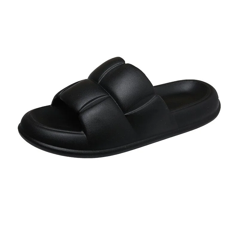 Rimocy 2022 Summer Slippers Women EVA Soft Sole Sandals Leisure Beach Shoes Woman Thick Platform Bathroom Home Slides Plus Size