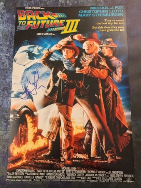 GFA Back to the Future III * LEA THOMPSON * Signed 12x18 Photo Poster painting PROOF AD3 COA