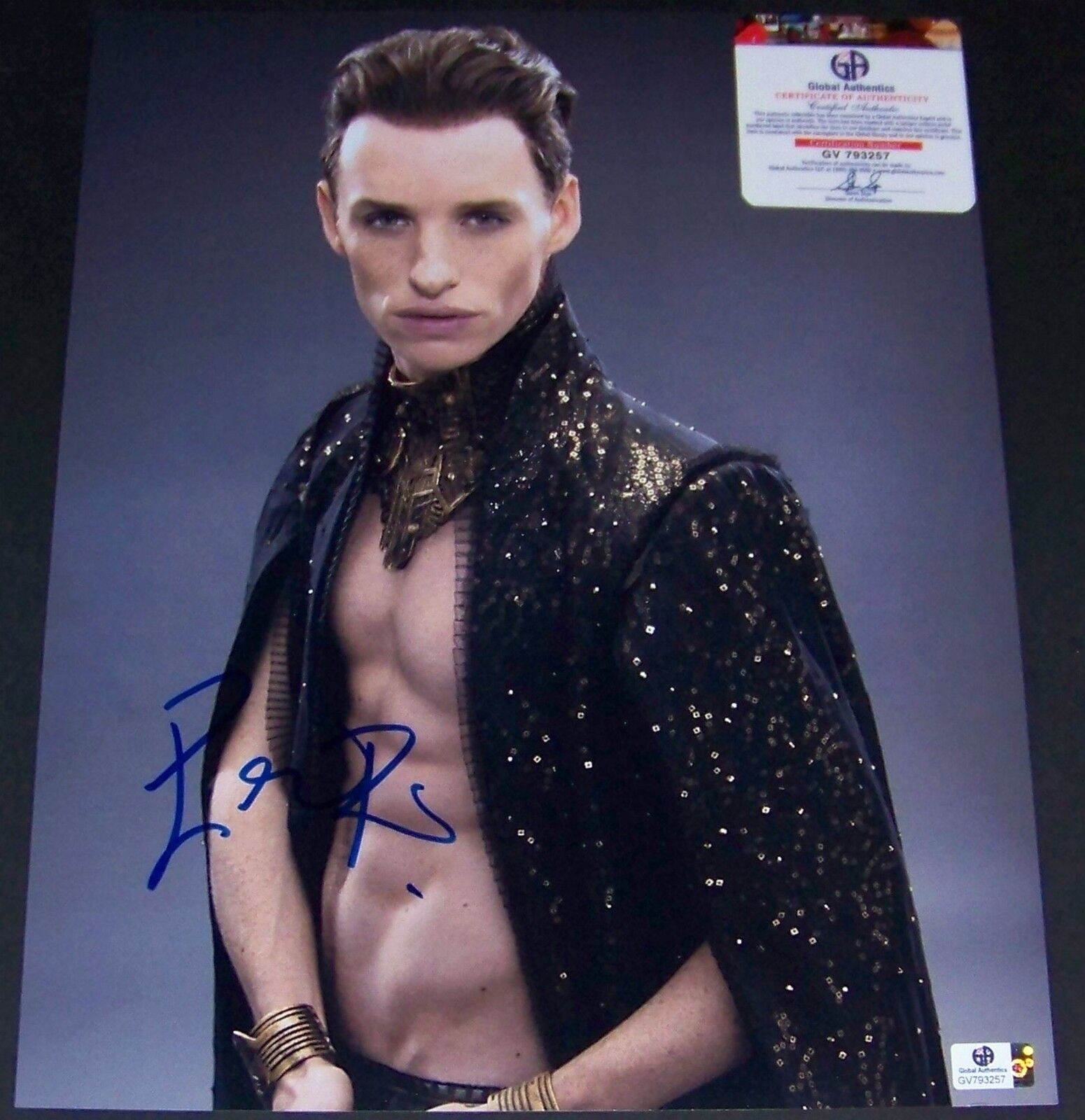 FLASH SUPER SALE! Eddie Redmayne Signed Autographed 11x14 Photo Poster painting GA GV GAI COA!