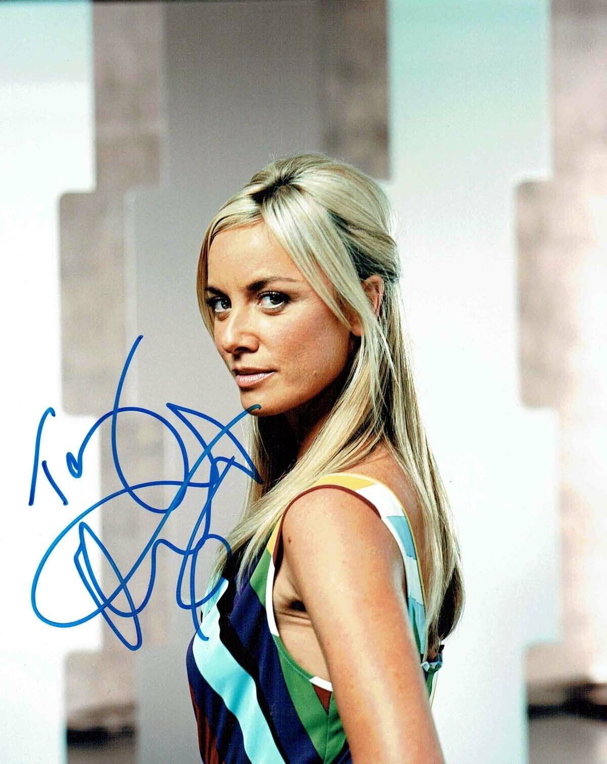 Tamzin OUTHWAITE SIGNED Sexy 10x8 Photo Poster painting AFTAL RD COA Actress Eastenders