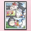 Hayao Miyazaki My Neighbor Totoro - 16CT Stamped Cross Stitch - 35*45cm