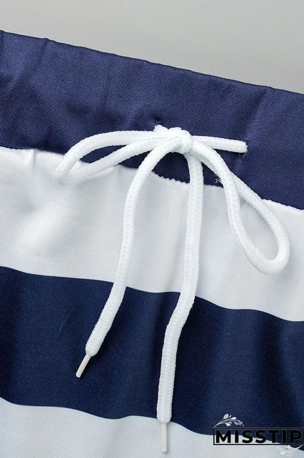 White Fashion Casual Print Basic Oblique Collar Plus Size Two Pieces