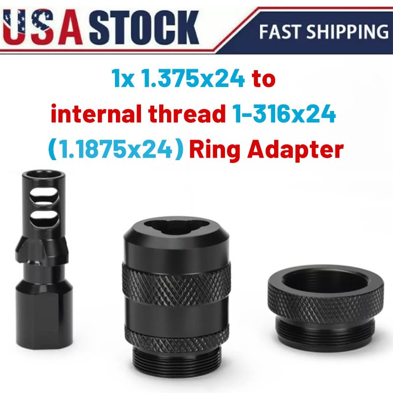 USA STOCK Fuel Filter Stainless Steel 3 Tri Lug Booster and Quick Detach Trilug Mount and1-3 16x24 to 1.375x24 TPI Adapter for Modular Solvent Trap Napa 4003