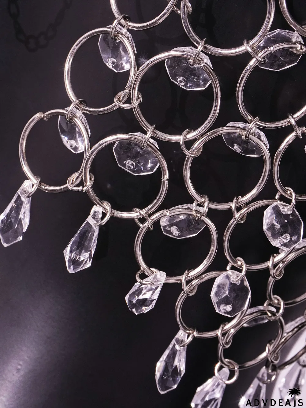 Summer Cutout Shiny Crystal Vest