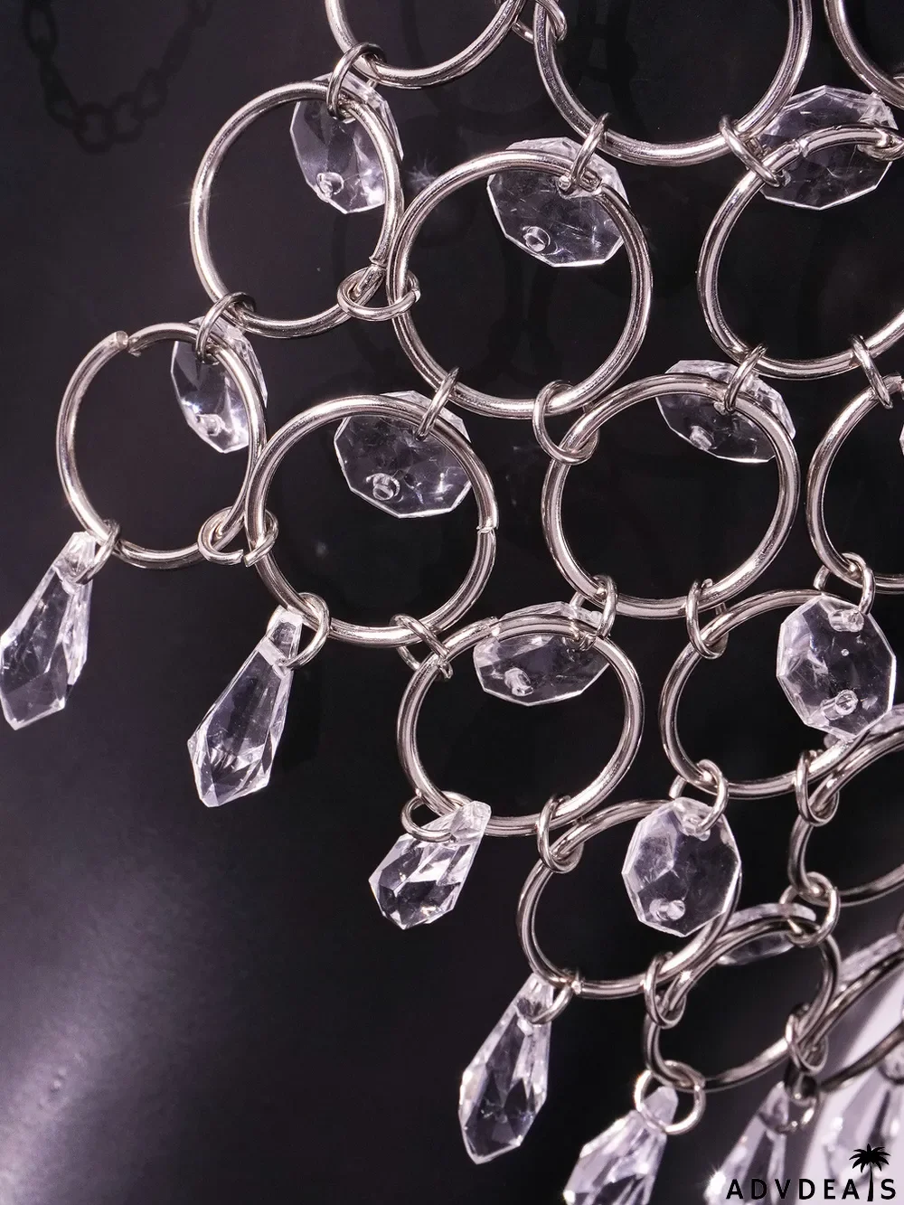 Summer Cutout Shiny Crystal Vest