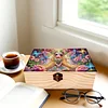 5D DIY Diamond Painting Handmade Wood Storage Box Crystal Storage Case (Elf)