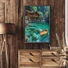 Diamond Painting-DIY Full Round Drill Beach House(40*60CM)