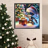 (50*50cm)Christmas Robot - Full Round Drill Diamond Painting