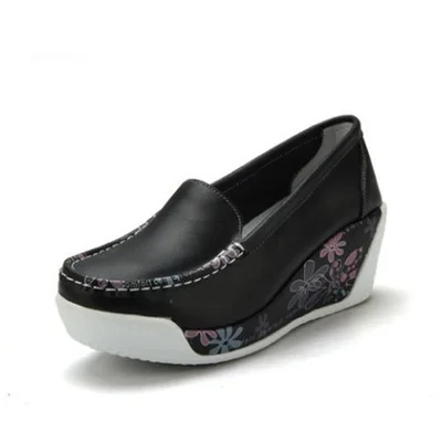 Churchf Churchf Half Slippers Female Thick Sole Fashion Wear Cake Shoes Summer Leather Cool Drag Women's Shoes Slope Heel Pedal Lazy Shoes