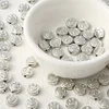 Electroplate Silver Acrylic Beads DIY Jewelry Accessories