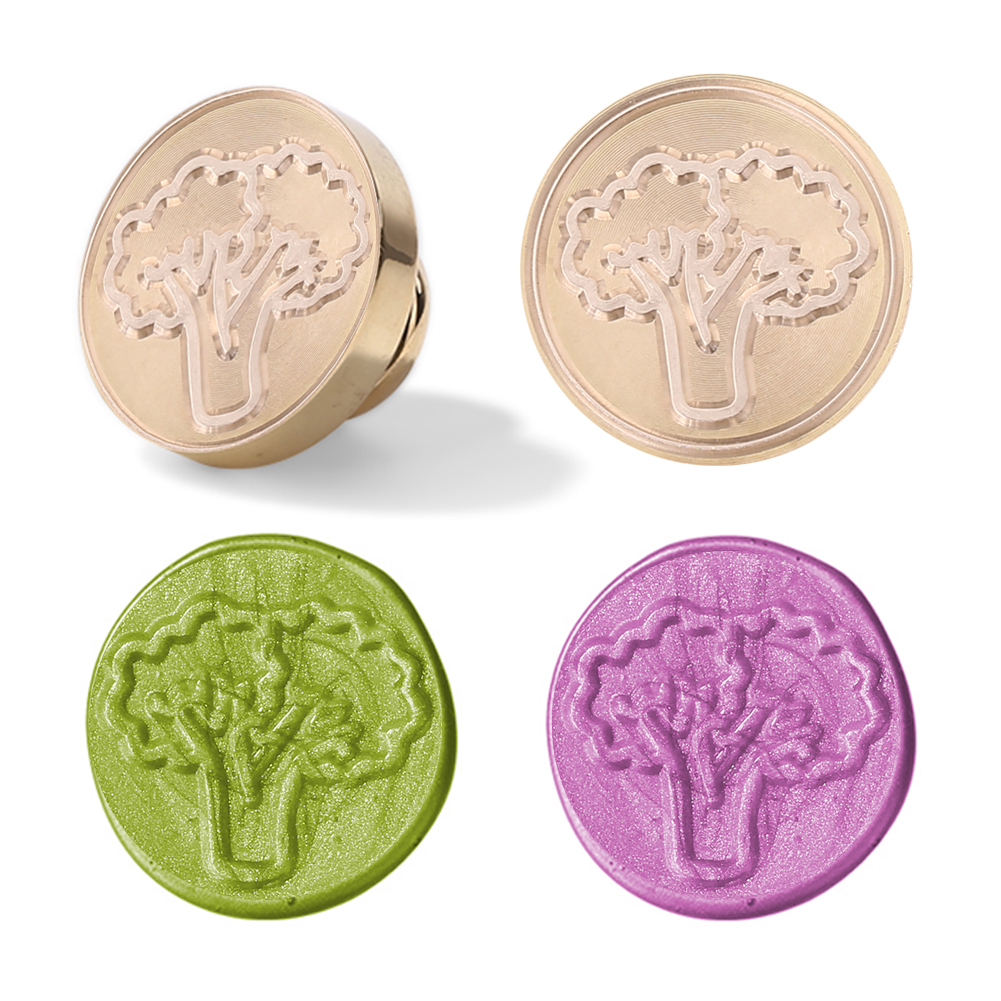 

25MM Vegetable Sealing Wax Stamp Head, 501 Original