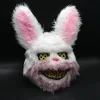 Effrayant Masque Ours Brun/Lapin Blanc Tueur pour Halloween