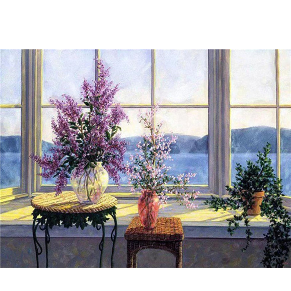 

Window Scene - Round Drill Diamond Painting - 40*30CM, 501 Original