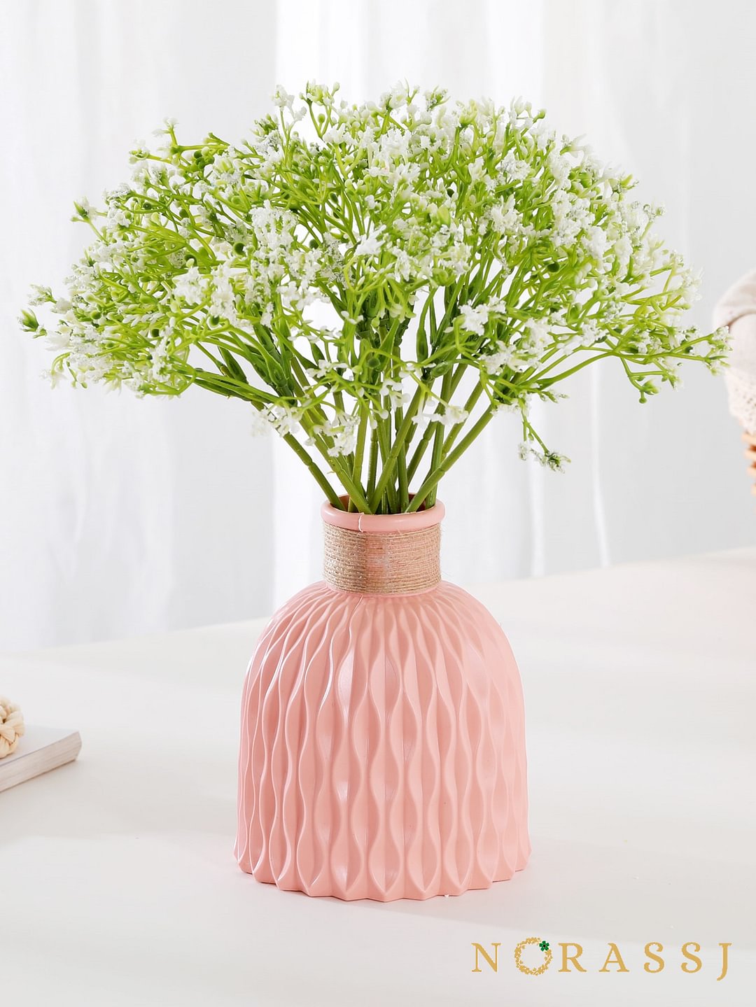Plain Flower Vase Decorative Flower Plastic Vase 