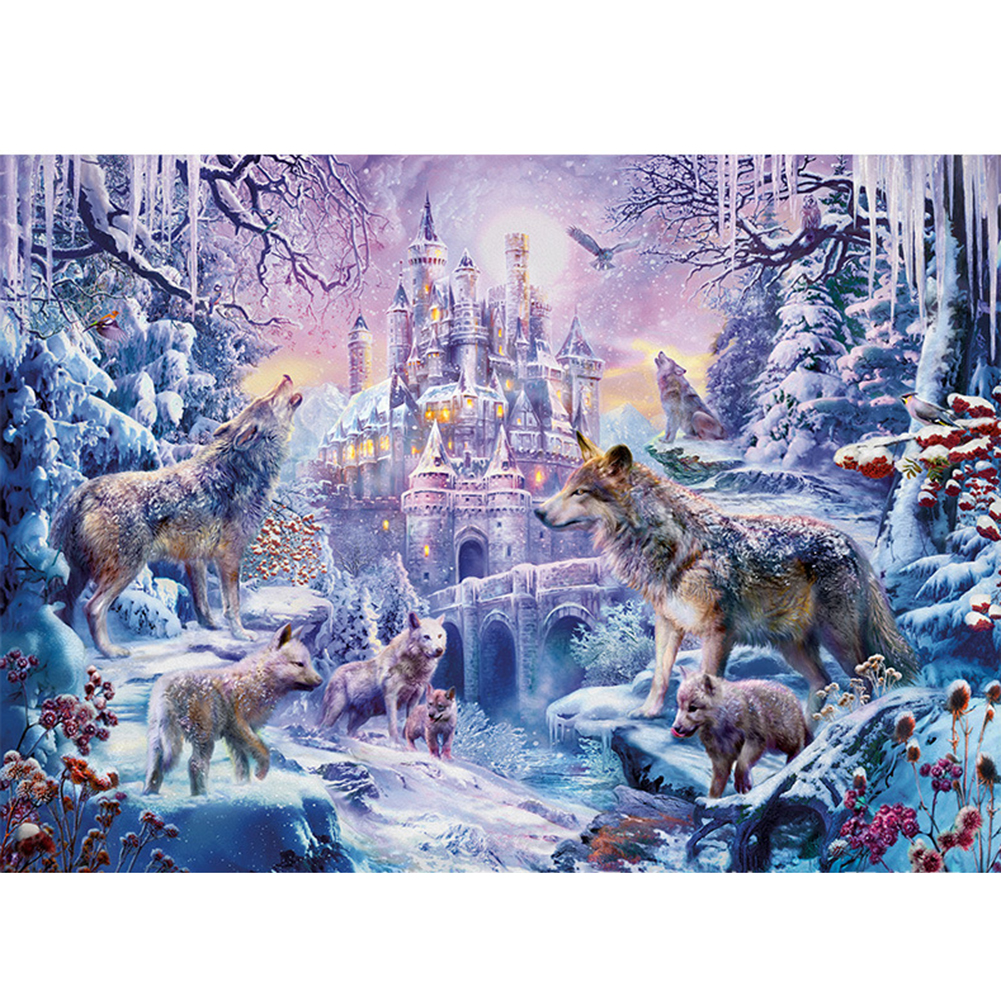 

Wolf Castle - 1000 Pieces Jigsaw Puzzle, 501 Original