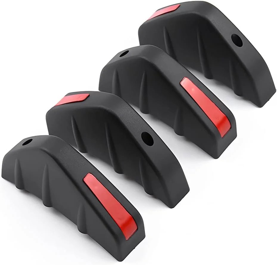 4pcs Car Lower Bumper Lip Diffuser, Anti-collision Accessories Spoiler Protector