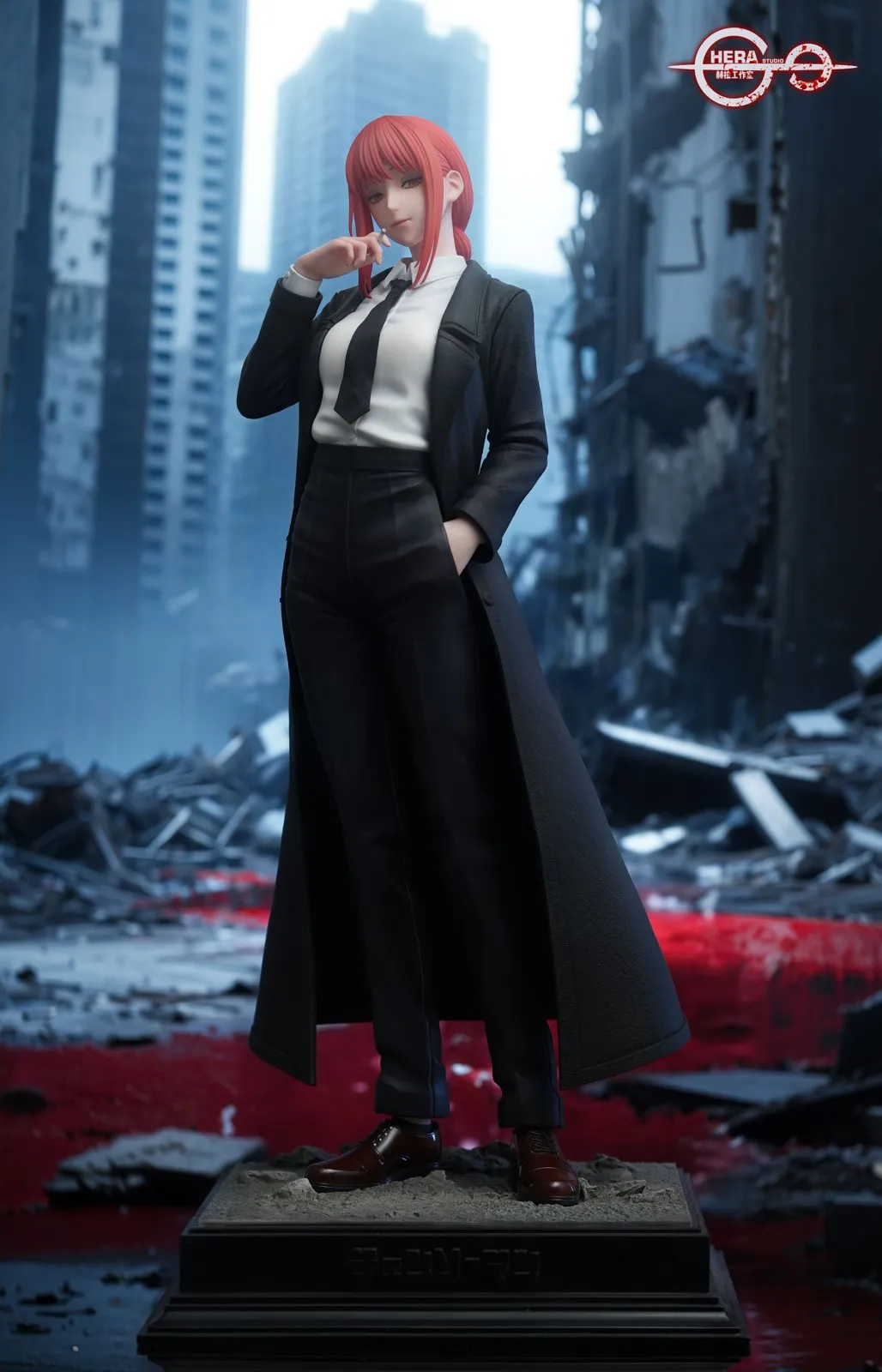 1/4 Scale Four Horsemen Control Devil Makima - Chainsaw Man Resin