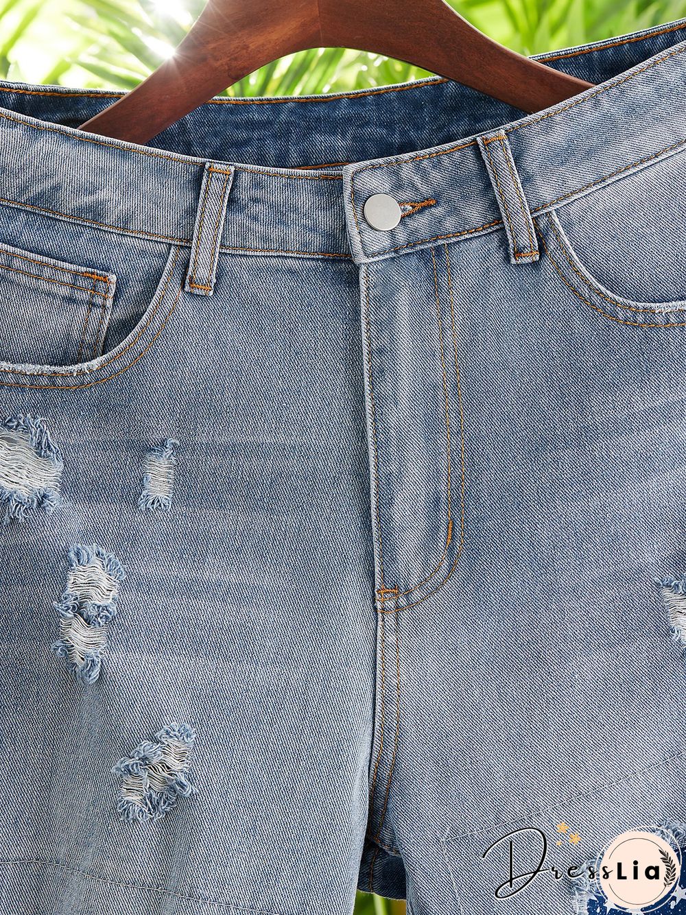 Flag Pockets Regular Fit Jeans