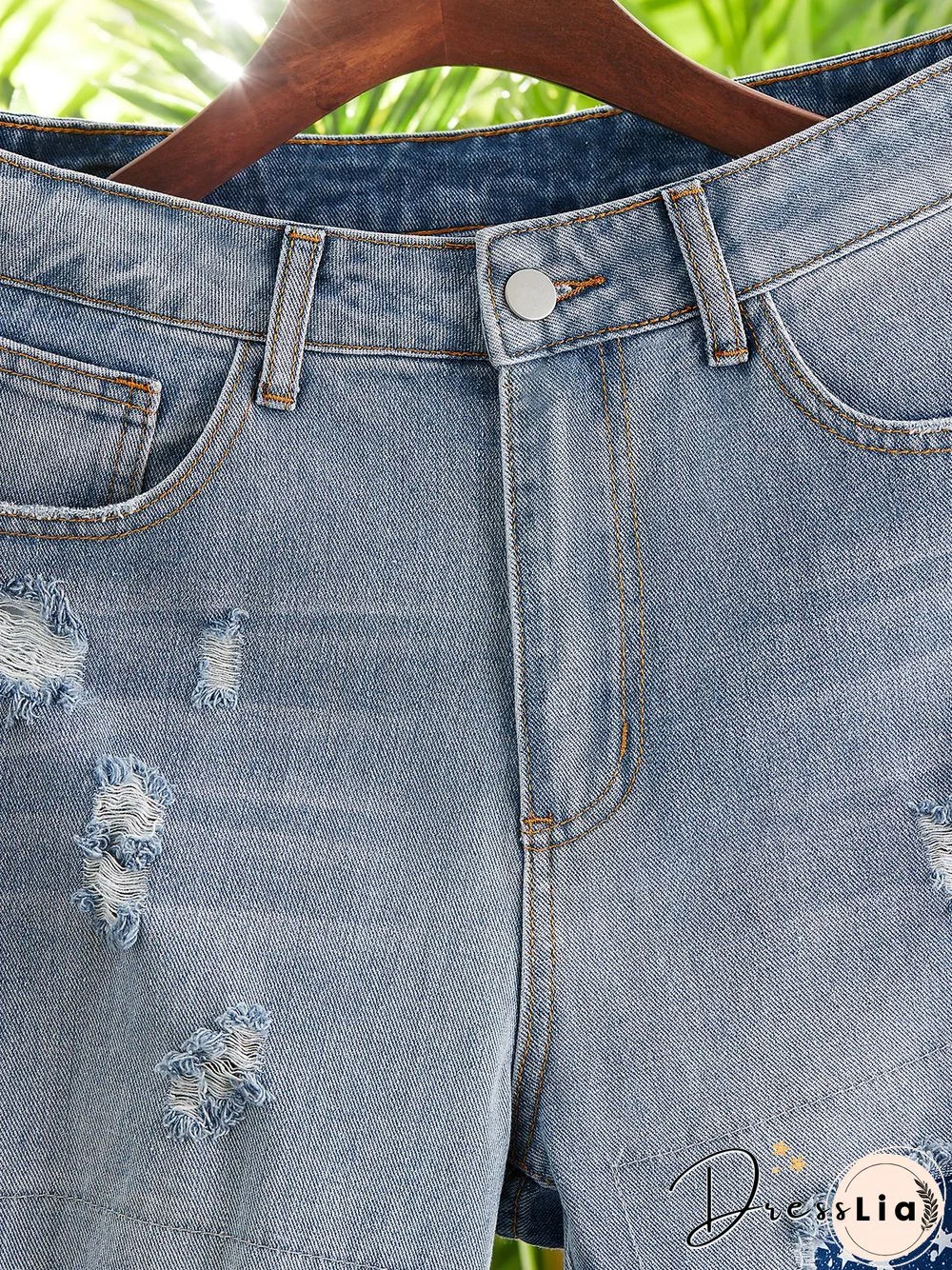 Flag Pockets Regular Fit Jeans