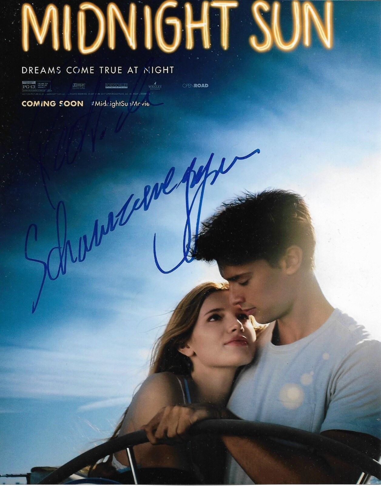 PATRICK SCHWARZENEGGER signed autographed MIDNIGHT SUN 8x10 Photo Poster painting w/COA