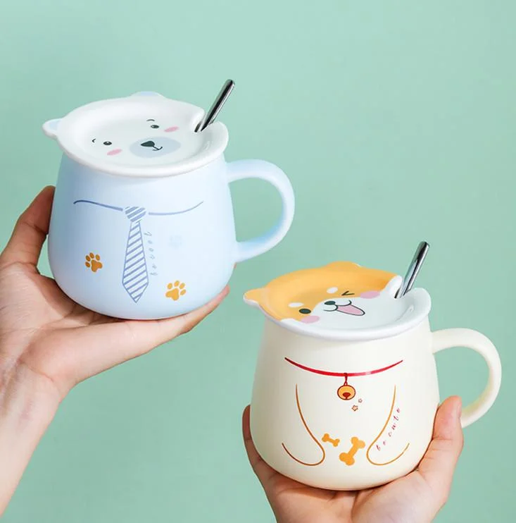 Pink/Blue/Yellow Kawaii Cute Animals Mug Cup SS2099
