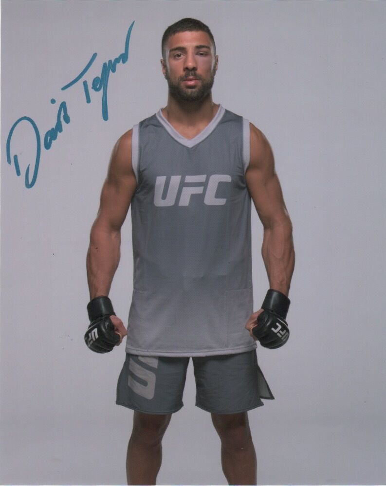 UFC David Teymur Signed Autographed 8x10 Photo Poster painting COA