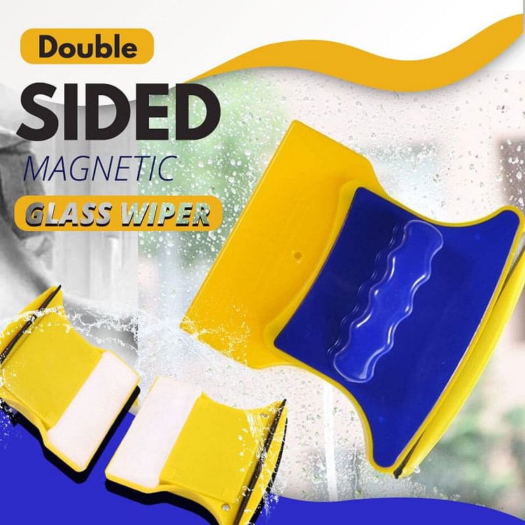 Double-sided Magnetic Glass Wiper